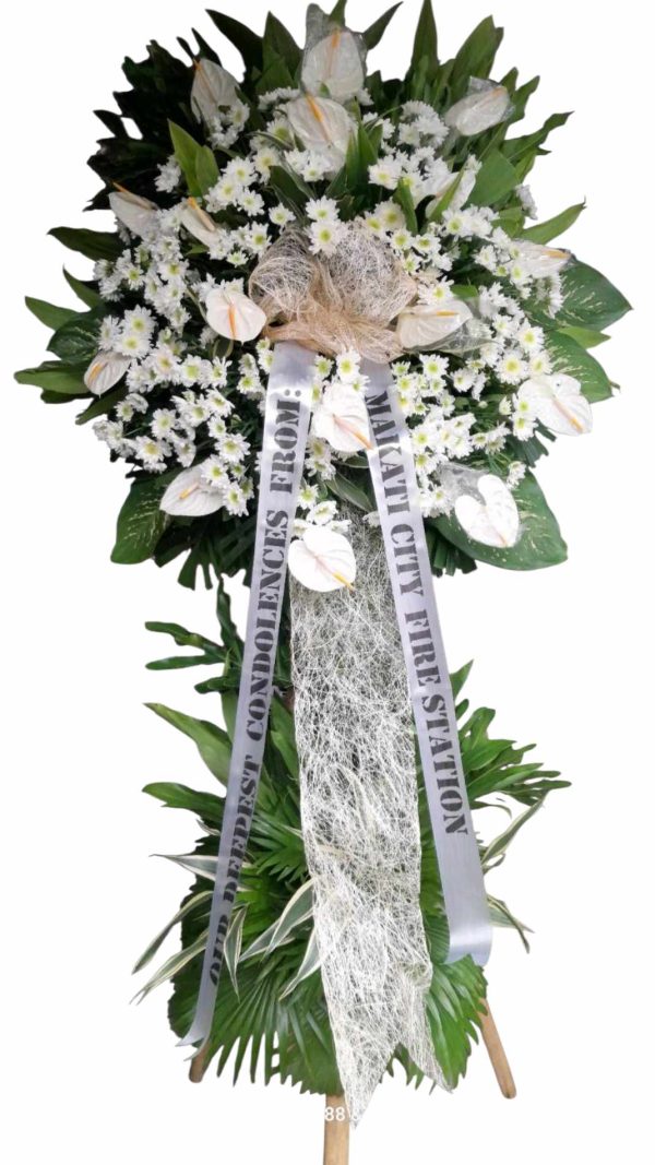 Sympathy Flower Tower 1