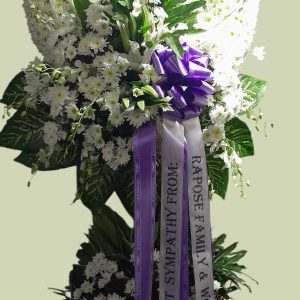 Sympathy Flower Tower 6
