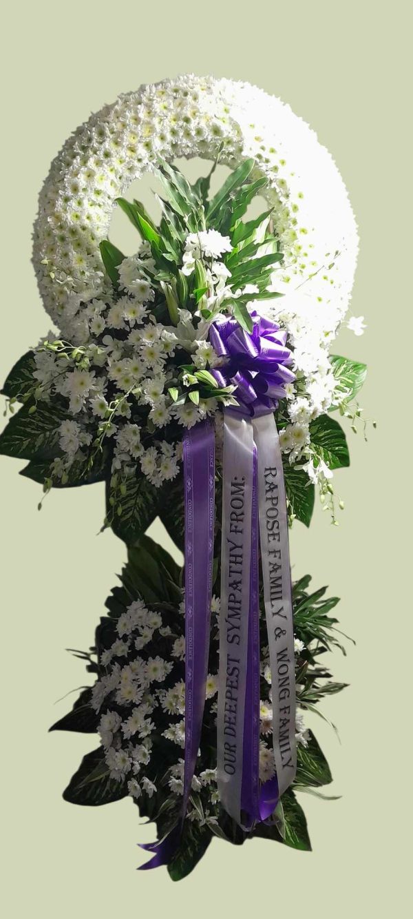 Sympathy Flower Tower 6