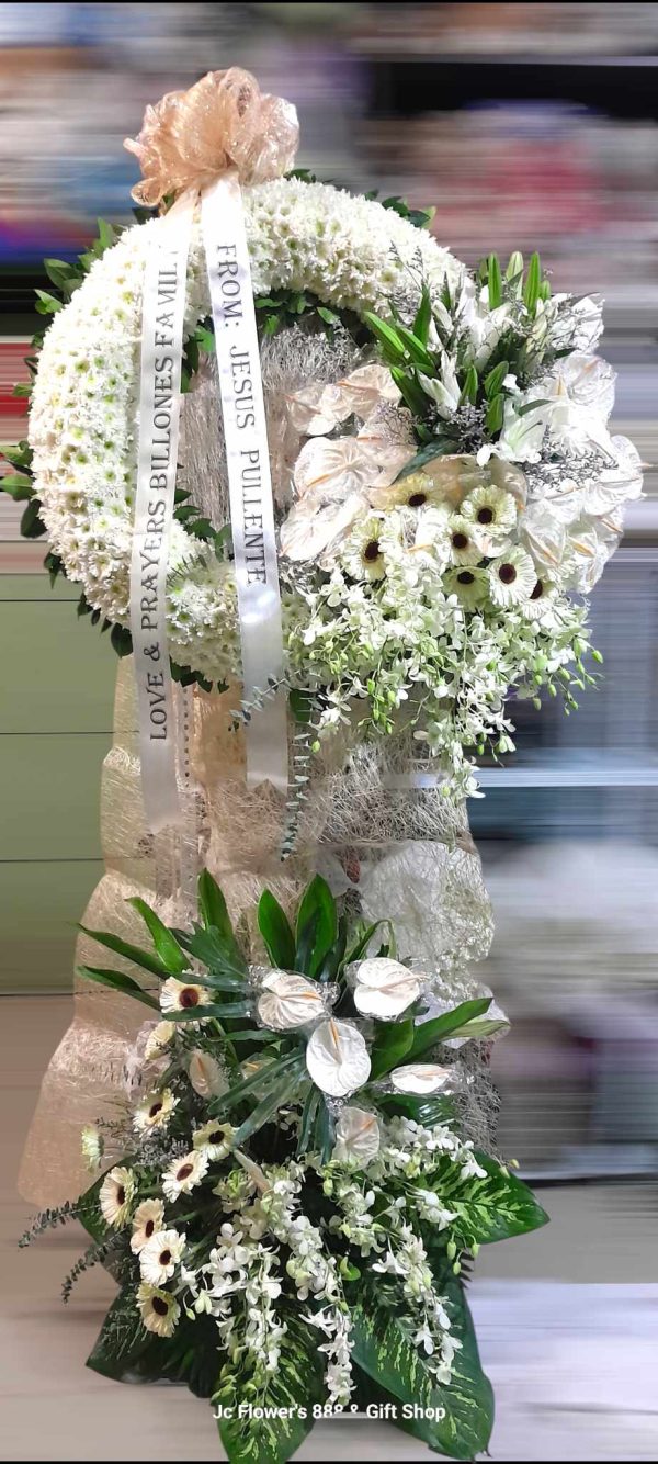 Sympathy Flower Tower 7